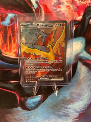 Team Rocket's Moltres ex - (Destined Rivals Stamp) Holo Double Rare Miscellaneou
