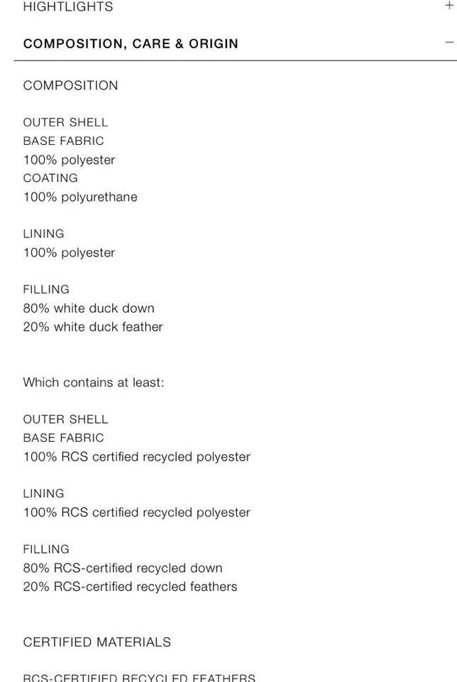 Zara Water Repellent Puffer Coat Zw Collection Black Size Ref 5320/043 - Image 4 of 4