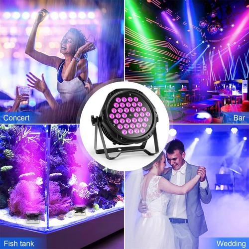 IP65 Waterproof LED Par Can Light 360W 4 in 1 RGBW DMX Outdoor Stage Lighting DJ - Picture 7 of 14