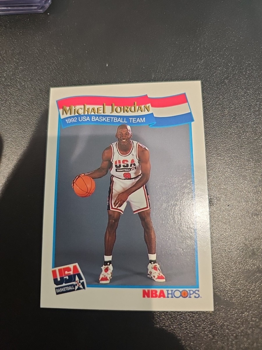 Michael Jordan 1991-92 Hoops McDonald's #55 Basketball Card Mint