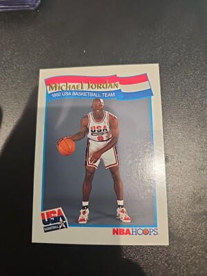Michael Jordan 1991-92 Hoops McDonald's #55 Basketball Card Mint