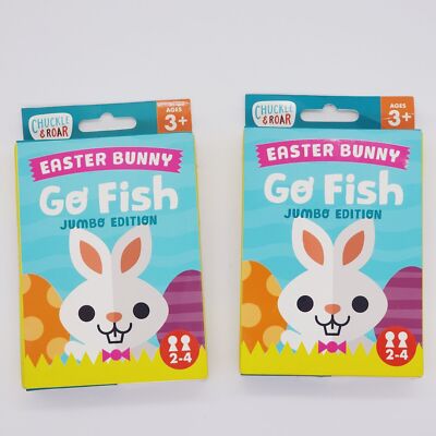 2 Packs Chuckle & Roar Easter Bunny  Go Fish  Jumbo Edition NEW