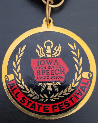 Iowa High School Speech Association All State Festival Award Medal