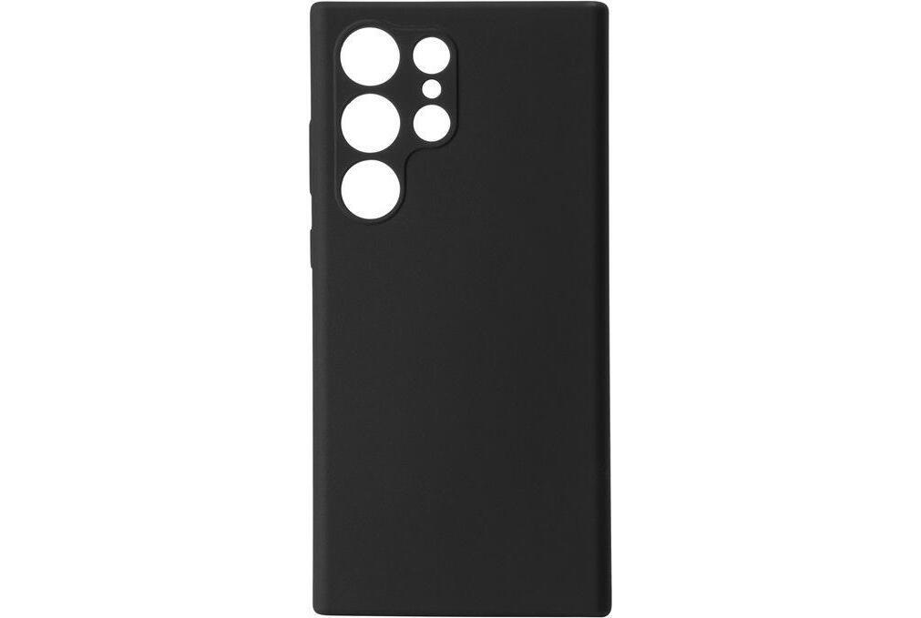 Силиконовый чехол для Samsung Galaxy S23 Ultra MADRID - черный