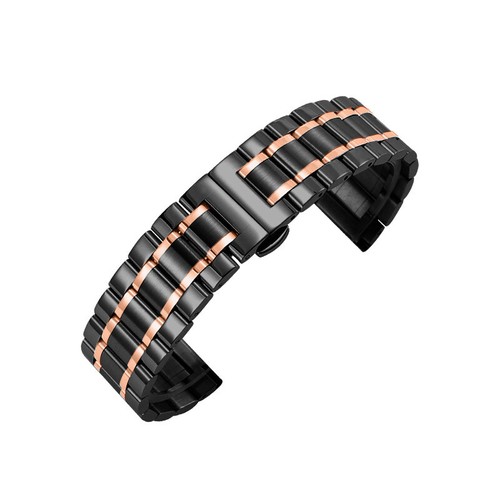 8mm-30mm Solid Stainless Steel Watch Strap Band Bracelet Straight+Curved End - Picture 27 of 27
