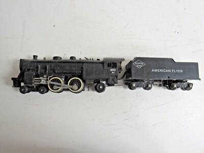 American Flyer # 302 AC Reading Lines Tender & Engine