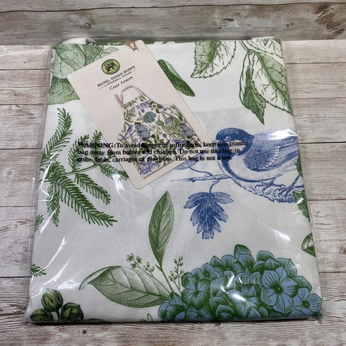 Michel Design Works Cotton Chef's Apron Floral and Bird Pattern Cotton Beautiful - 第 1/4 張圖片