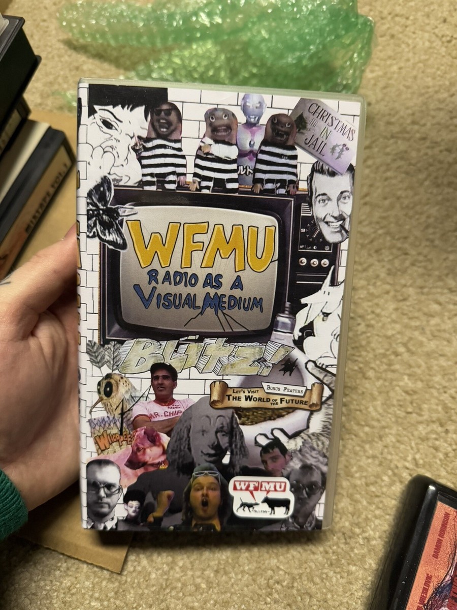 WFMU Radio As A Video Medium VHS Rare Limited Edition Hipster