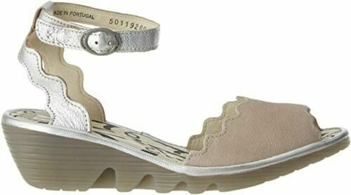 SANDALIAS DE CUÑA FLY LONDON PINE192FLY GRIS/PLATEADO UK 8 EU 41 EE. UU. 10 NUEVAS EN CAJA PRECIO DE VENTA SUGERIDO POR EL FABRICANTE 115 £ - Imagen 10 de 12