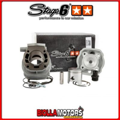 S6-7119220 ZYLINDERKIT Stage6 88cc StreetRace Ghisa grigia Derbi Euro 2 GILERA Z