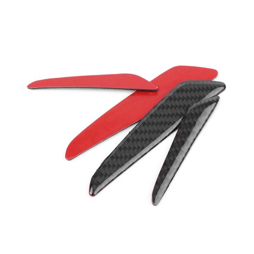 4x Carbon Fiber Car Door Edge Guard Strip Scratch Protector Anti-Collision Trim - Foto 14 di 15