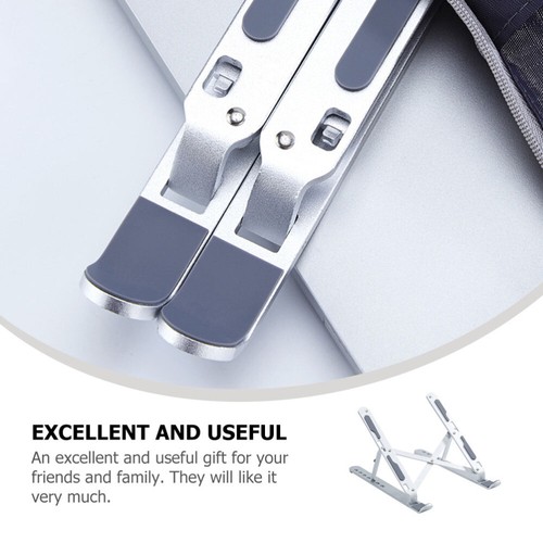 Support d'ordinateur en alliage d'aluminium pour ordinateur portable support tablette personnel - Photo 6/12