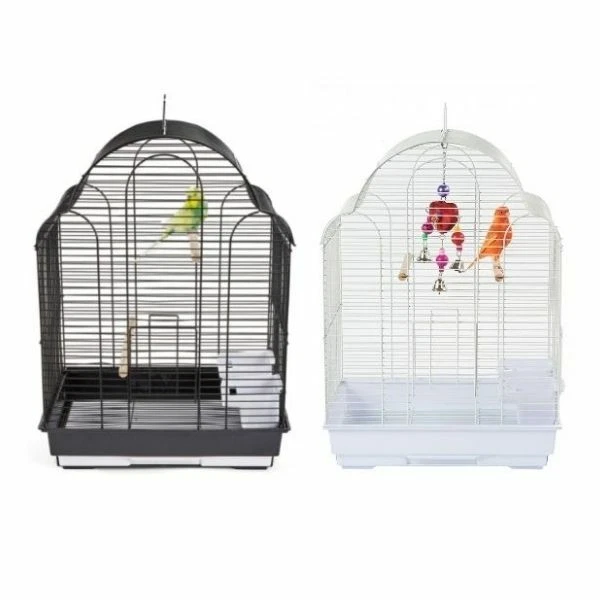 Rainforest Bird Cage San Felipe Budgie Canary Finch Cages with Tray Black White
Opens in a new windo
