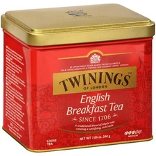  English Breakfast Tea, Loose Leaf - Traditional Caffeinated Black Tea I