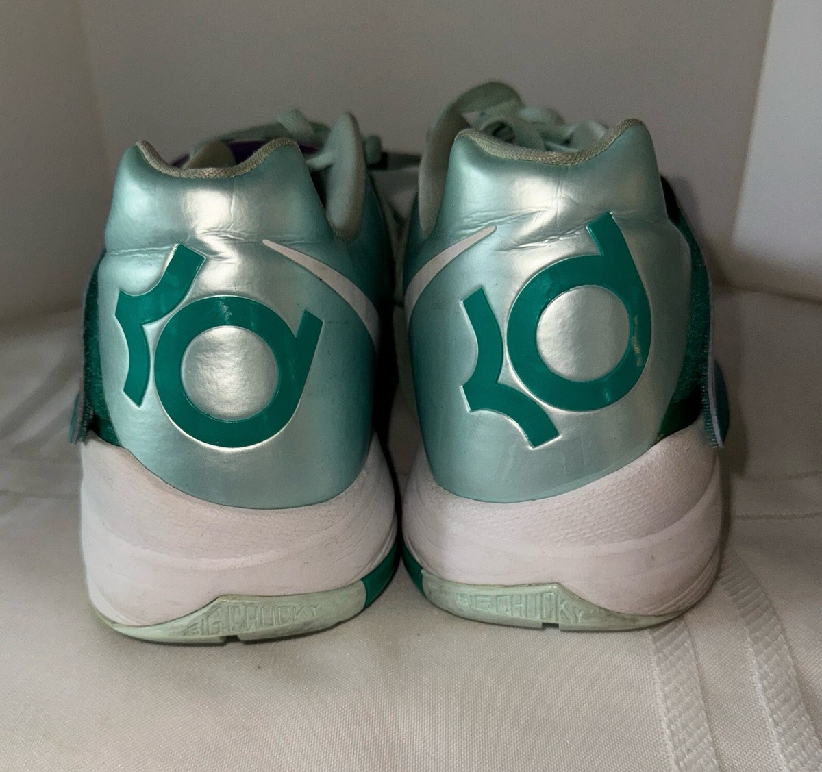 Nike Zoom KD IV Adult Size 13 Easter Mint Green Kevin Durant | eBay
