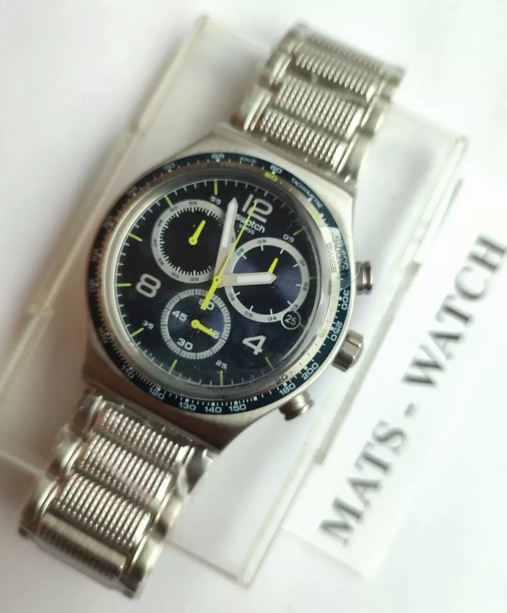 SWATCH IRONY NEW CHRONO YVS411G SPRINKLED WATER NEU NEW eBay