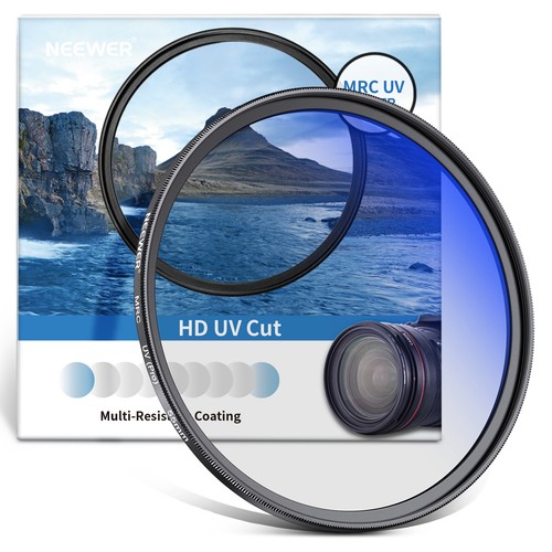 Neewer 55mm MRC UV Protection Filter 30 Multi-Layer Coated/High Definition