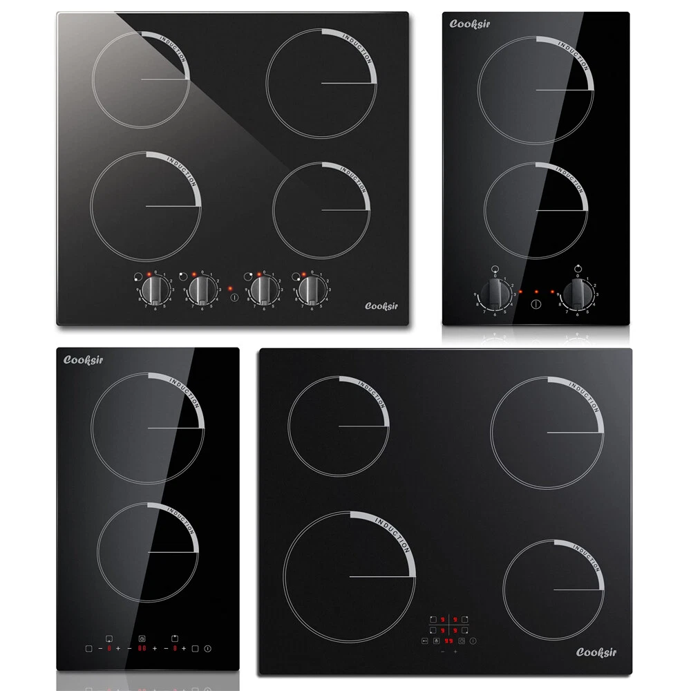 Cooksir Electric Induction Cooktop Built-In 2/4 Burner Knob/Touch Control  Stove | eBay