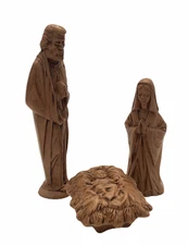 Byron Molds Holy Family Jesus Mary Joseph Nativity Pieces Vintage Christmas 1973