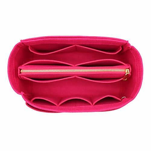 Felt Purse Bag Organizer Insert with zipper Bag Tote Assorted Sizes , Colors - Picture 20 of 61