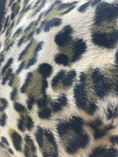 Borsa a tracolla in pelliccia sintetica stampa leopardata morbida chiusura magnetica a scatto NO MARCA bella - Foto 3 di 9