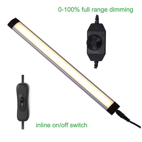 AIBOO 12V LED Under Cabinet Lighting Bar Dimmable Counter Shelf Display Lighting - Picture 7 of 43