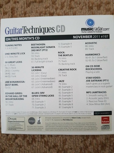 Guitar Techniques / Total tuition CDs x6 - Picture 7 of 12