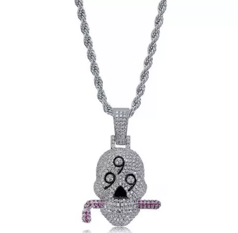 999 on sale skull pendant