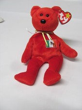 Ty Beanie Babies Osito the Mexico bear, 1999, PE Pellets, Mint w/ Tag