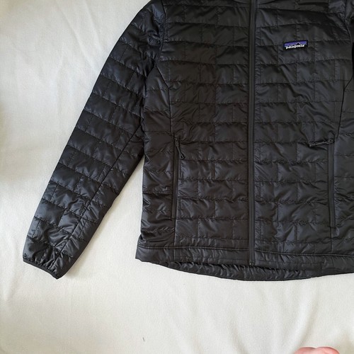 Patagonia Men's Small Nano Puff Insulated Full Zip Hoody Jacket Forge Gray NEW - Picture 5 of 7