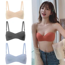 Strapless Bra Small Breasts Women Bras Wireless Brassiere Lady Sexy Lingerie bh