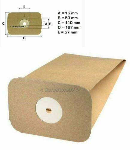 Kit Ricambio Electrolux ES17 - 5 Sacchetti E 1 Filtro Motore Per Aspirapolvere Energica ZS200, ZS201, ZS202 - Foto 8