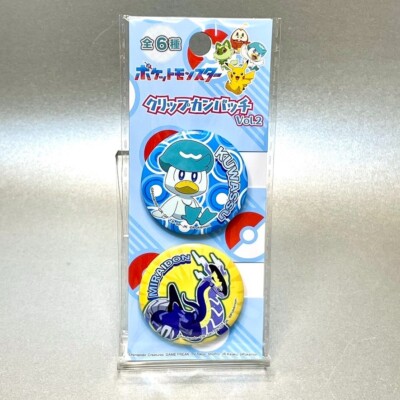 Quaxly & Miraidon Clip Can Badge Pokemon Nintendo Anime Japan C595
