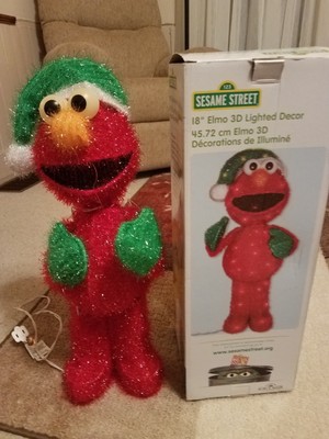 Kurt S Adler 18 Inch Sesame Street Elmo 3d Lighted Indoor Outdoor