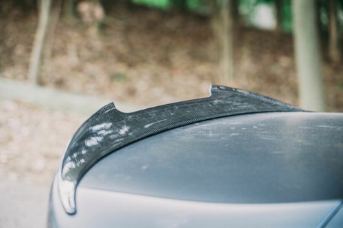 For BMW 8 Series 2020-2022 V-Style Carbon Fiber Rear Boot Spoiler Wing Flap 1PCS - Bild 7 von 9