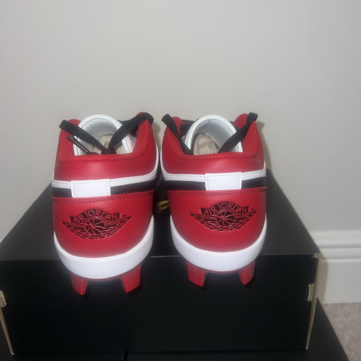 Size 13 Air Jordan 1 Retro MCS Low Chicago Red White 
