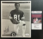 Art Monk Signed 8x10 B&W Photograph JSA CERT. #81 NFL Washington Redskins HOF!