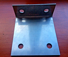 2 X Metal ANGLE BRACKETS 3mm x 130 x 130 x 55mm L SHAPE METAL FIXING M12 Holes
