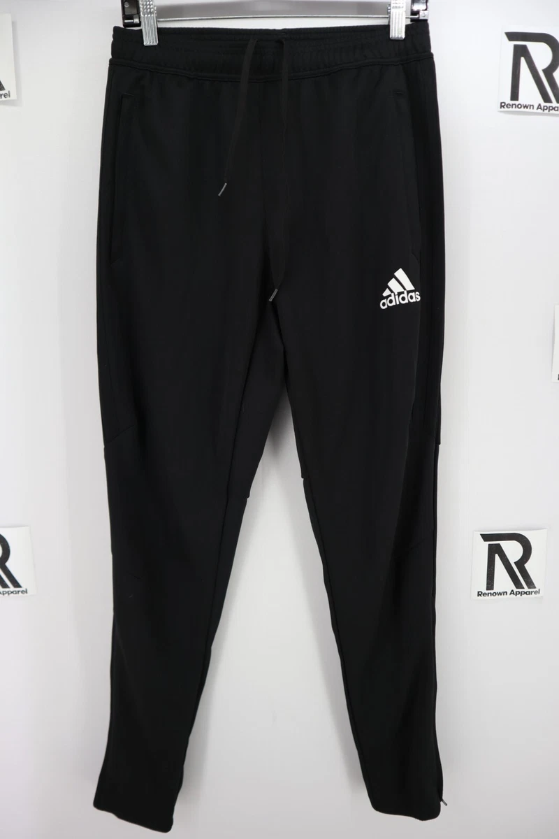 Mens Adidas Climacool Black Tapered Joggers Track Pants Size Medium M  Soccer Gym | eBay