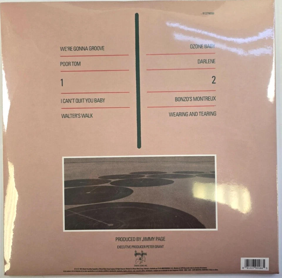 Led Zeppelin CODA LP Album vinyl record 2023 reissue Argentinian import - Image 2 of 4