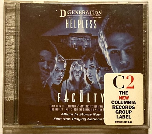 D GENERATION HELPLESS 1 RARE PROMO CD SINGLE CSK 41472 COLUMBIA 1998 JESSE MALIN - Imagen 1 de 3