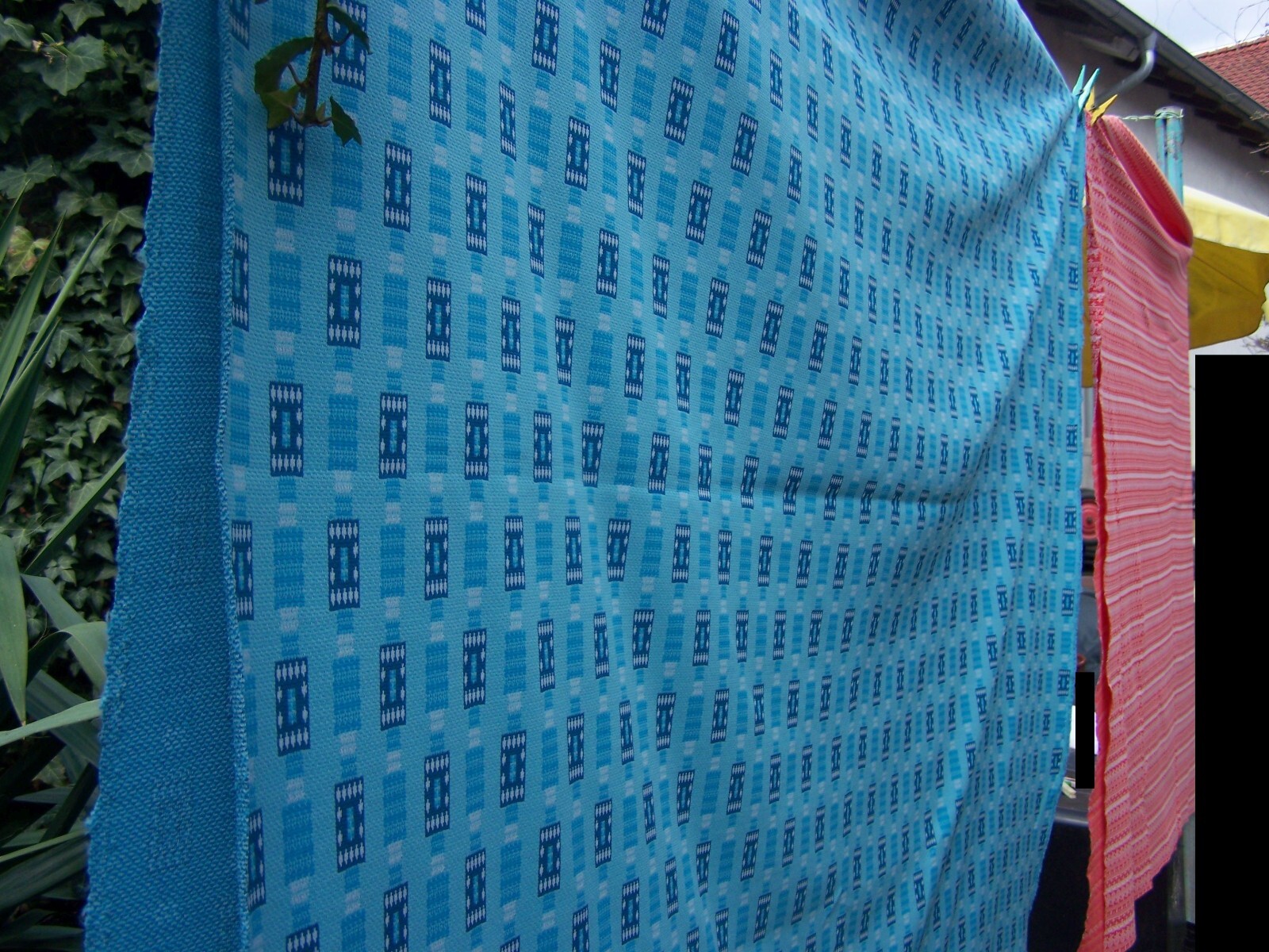 Stoff Vintage 2 x XXL - 160 cm x 260 cm und 160 cm x 250 cm orginal 70er Jahre