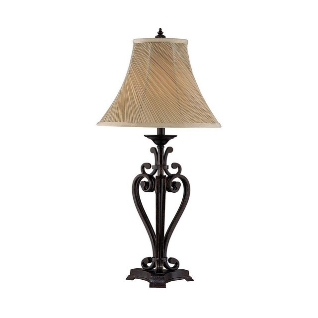 Dark Bronze Table Lamp Made Of Metal With A 3 Way Switch For Dark Bronze Table Lamp Made Of Metal