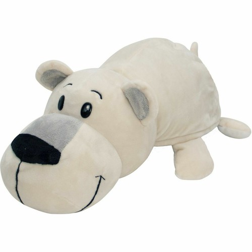 Flip A Zoo HUSKY+POLAR BEAR 16" Stuffed FLIPAZOO Pillow Fun 2in1 FREE SHIPPING! - Picture 3 of 4
