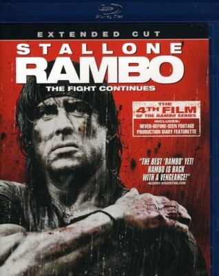 RAMBO: THE FIGHT CONTINUES / (EXED AC3 DOL DTS WS) NEW Bluray