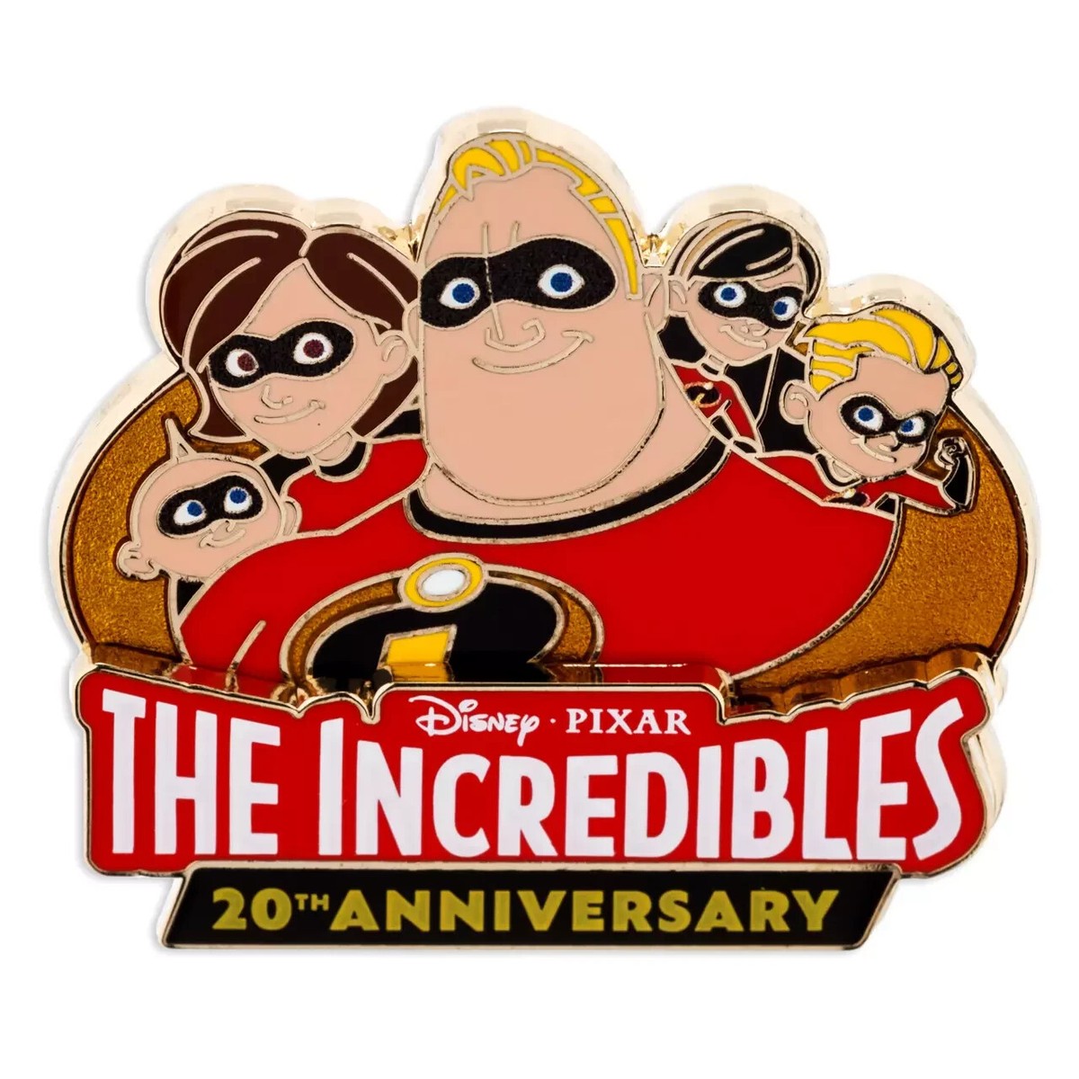 2024 Disney Pixar The Incredibles 20th Anniversary Pin Limited