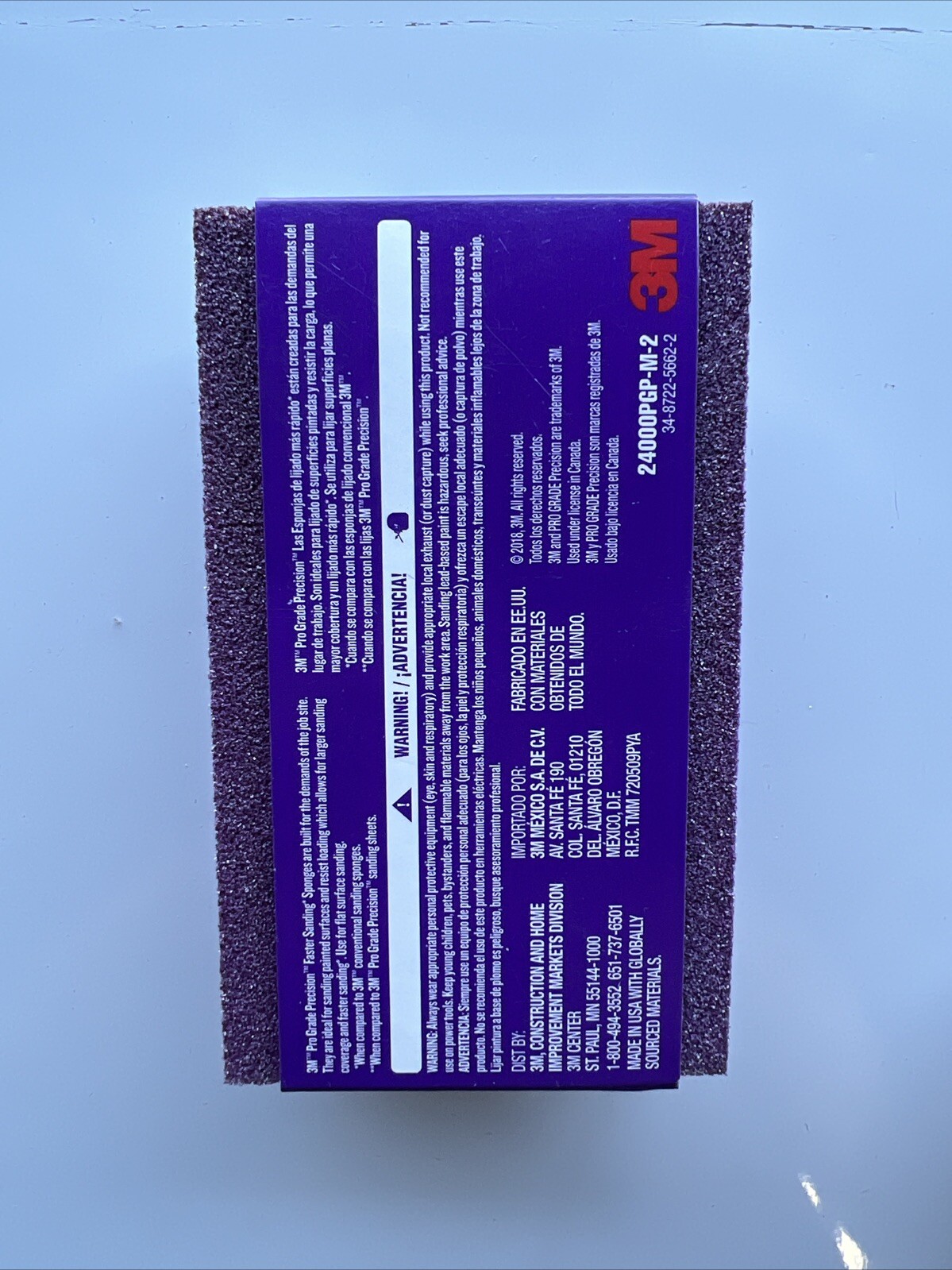 3M Pro Grade Precision Faster Sanding Sanding Block Sponge 2pk 