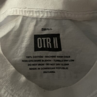 Beyonce Jay-Z - 2018 On The Run OTR Tour - White T-Shirt - Small