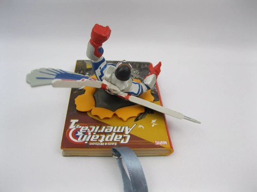 Sam Wilson Captain America Hallmark Sketchbook Ornament Christmas Marvel New - Picture 4 of 7