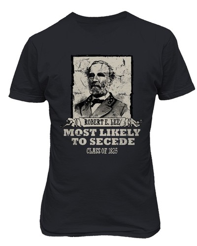 Robert Konföderierten Shirt Bürgerkrieg Secede Witz Herren T-Shirt - Bild 5 von 13